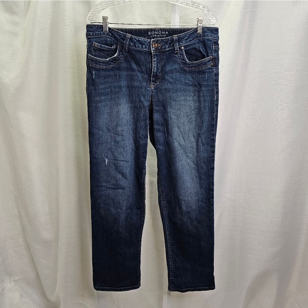 Sonoma Modern Fit Cropped Jeans Size 12